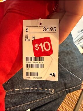 H&M Vibrant Red Dress Top